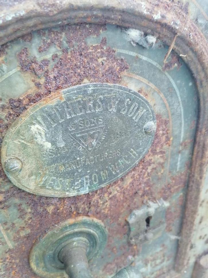 Antieke T. WITHERS & Sons Kluis 1855, Antiek en Kunst, Antiek | Overige Antiek, Ophalen