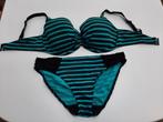 Bikini Prima Donna  BH 75 E Slip 38 Groen Zwart, Groen, Prima Donna, Bikini, Ophalen of Verzenden