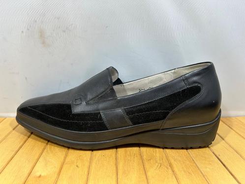 Waldlaufer, maat 41 G lichtgewicht zwarte instappers., Kleding | Dames, Schoenen, Zo goed als nieuw, Instappers, Zwart, Verzenden