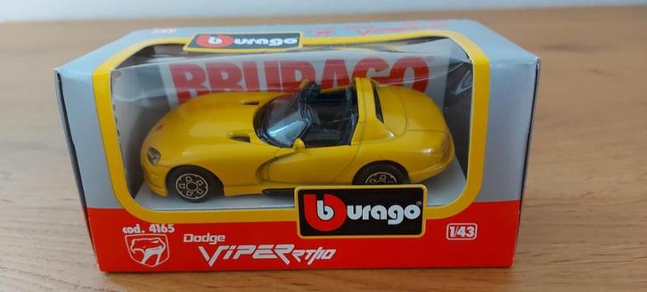 BBurago Burago Dodge Viper RT/10 Nr 4165, Hobby en Vrije tijd, Modelauto's | 1:43, Nieuw, Auto, Overige merken, Verzenden