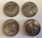 4 stuks 5 USA dollar cent 1961,1962,1963,1964, Postzegels en Munten, Munten | Amerika, Ophalen of Verzenden, Noord-Amerika