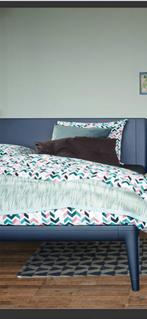 Auping Essential Nachtblauw 180x210 Bedframe, Huis en Inrichting, Slaapkamer | Bedden, Gebruikt, Blauw, 210 cm, Tweepersoons
