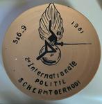 Wandbord ter gelegenheid van schermtoernooi 1981, Ophalen of Verzenden