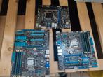 3 Asus bordjes te koop met processor, Computers en Software, Moederborden, Ophalen of Verzenden, Gebruikt, DDR3