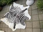 zebrakleed van koeiehuid, Huis en Inrichting, Grijs, 150 tot 200 cm, 200 cm of meer, Ophalen of Verzenden