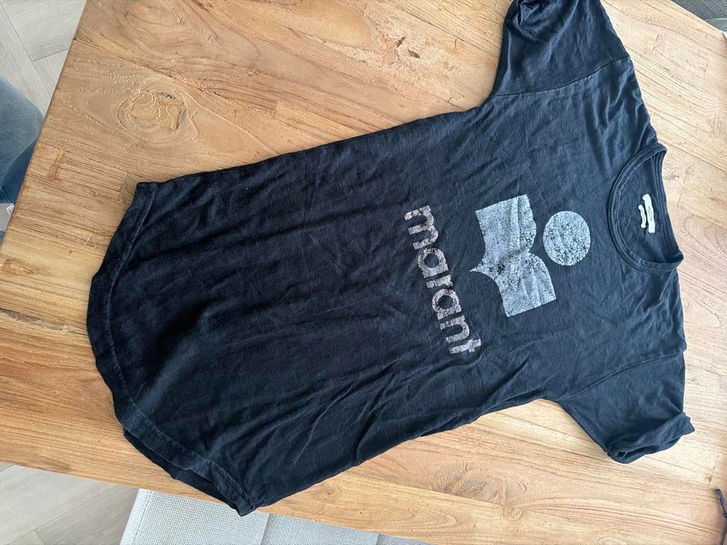 Zwart Isabel Marant T-shirt - Maat XS, Kleding | Dames, T-shirts, Zwart, Ophalen of Verzenden, Korte mouw, Maat 34 (XS) of kleiner