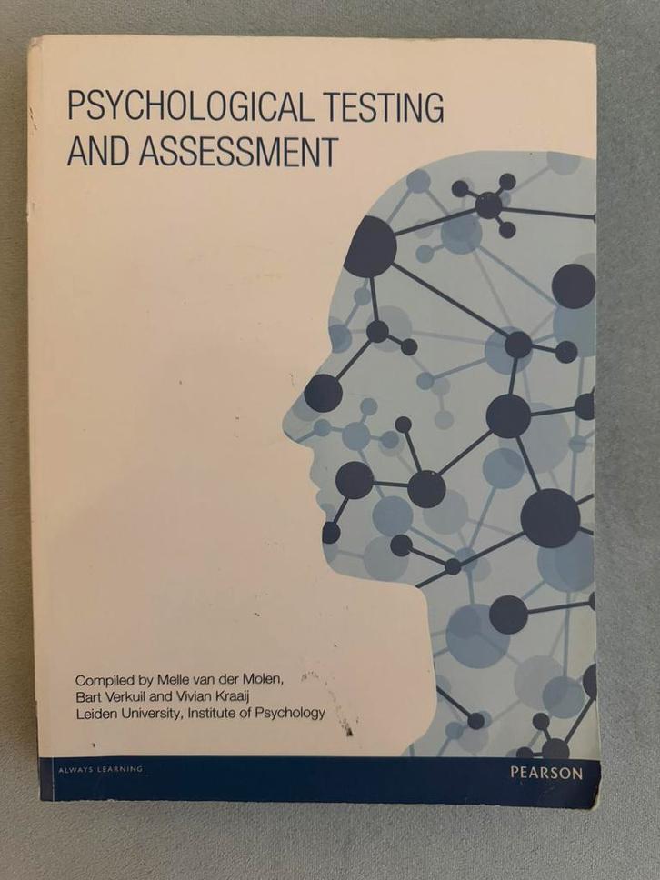 Psychological Testing and Assessment – Pearson (2016), Boeken, Studieboeken en Cursussen, Zo goed als nieuw, HBO, Beta, Ophalen of Verzenden