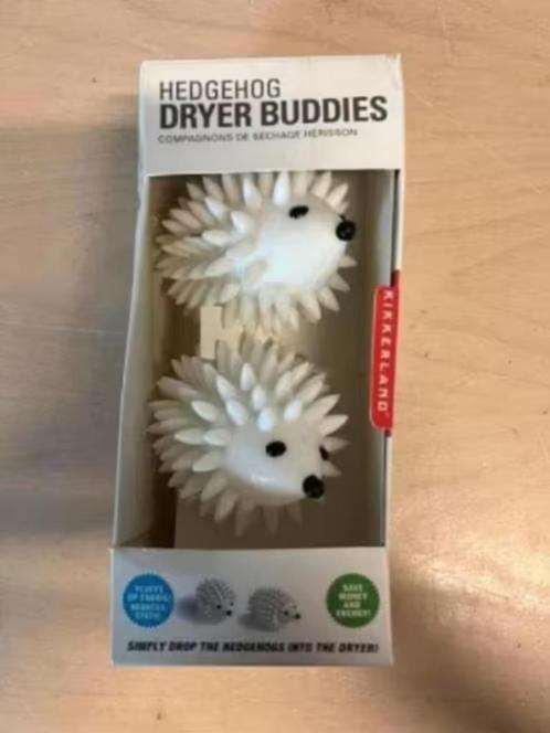 NIEUW! Kikkerland wasdrogerbollen set van 2 egel vorm €12,99, Hobby en Vrije tijd, Overige Hobby en Vrije tijd, Nieuw, Ophalen of Verzenden