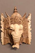 Lord Ganesha wand masker, Antiek en Kunst, Kunst | Beelden en Houtsnijwerken, Ophalen of Verzenden