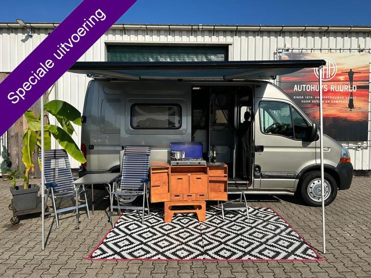 Pössl MASTER T 35 L2/H2 2,5 DCI Q 5pers! EURO4 AUTOMAAT Zom, Caravans en Kamperen, Campers, Bedrijf, tot en met 2, Buscamper of Camperbus