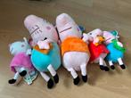 Pluche knuffels peppa pig familie, Ophalen of Verzenden, Zo goed als nieuw, Overige typen