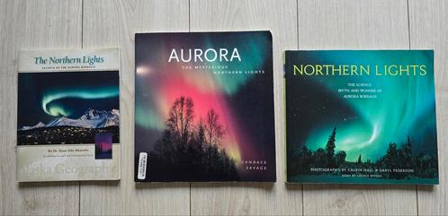 3 Noorderlicht Boeken - Aurora Borealis, Boeken, Natuur, Gelezen, Natuur algemeen, Ophalen of Verzenden