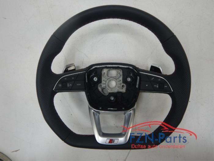 Audi Q7 4M S-Line Stuur MF+F1+VIEW Rood stiksel, Auto-onderdelen, Besturing, Gebruikt, Ophalen