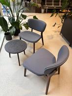 PLANQ Reo Lounge Chair - Walnut & Cero Side Table - Suits, Ophalen, Hout, Minder dan 75 cm, Zo goed als nieuw