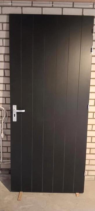 Te Koop Hardhouten Deur Kozijn, Doe-het-zelf en Verbouw, Kozijnen en Schuifpuien, Zo goed als nieuw, Deurkozijn, Hout, 150 tot 225 cm