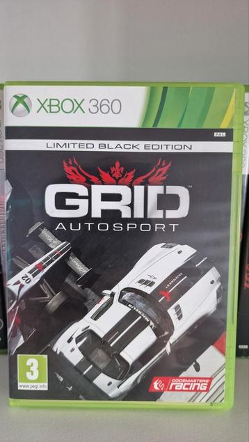 XBOX360  - GRID - LIMITED BLACK EDITION  beschikbaar voor biedingen