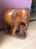 Houten olifanten, Antiek en Kunst, Kunst | Beelden en Houtsnijwerken, Ophalen of Verzenden