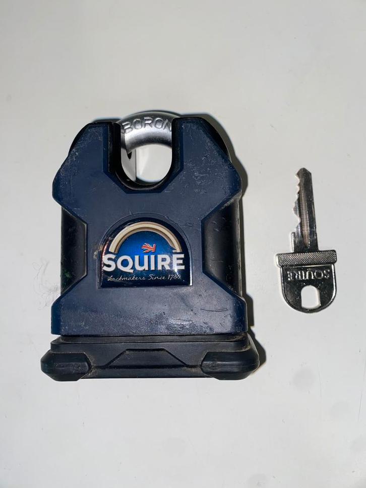 SQUIRE containerslot SS65CS slot stonghold hangslot, Motoren, Accessoires | Sloten, Gebruikt, Ophalen of Verzenden