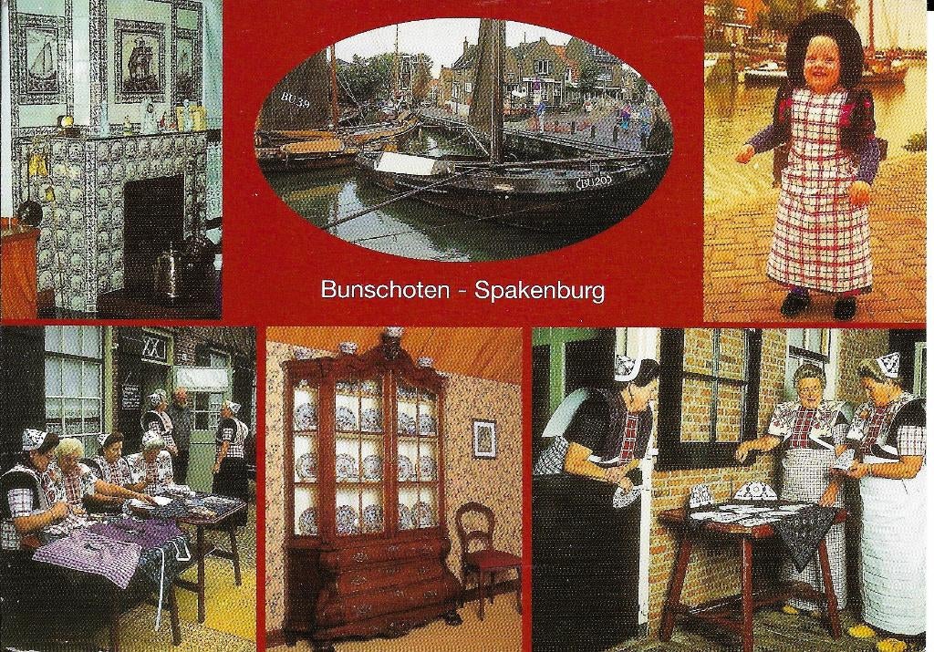 Ansichtkaart	Bunschoten Spakenburg	 't Vurhuus Museum 6-lk, Verzenden, 1980 tot heden, Gelopen, Utrecht