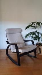 POÄNG Fauteuil van Ikea schommelstoel, Huis en Inrichting, Fauteuils, 100 tot 125 cm, Modern, Zo goed als nieuw, 50 tot 75 cm