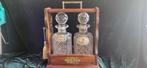 Tanteleur/decanter met orinele Kristal karaf 2x, Antiek en Kunst, Ophalen of Verzenden