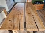 Epoxy / Boomstamtafel handgemaakt!, Huis en Inrichting, Tafels | Eettafels, Ophalen, 200 cm of meer, Zo goed als nieuw, Vijf personen of meer