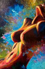 Alex L- Nude- Handgeschilderd (100%)- Origineel, Ophalen of Verzenden