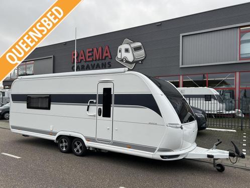 Hobby Maxia 660WQM Queensbed E&P Mover Airco Premium, Caravans en Kamperen, Caravans, Bedrijf, tot en met 4, 1500 - 2000 kg, Rondzit