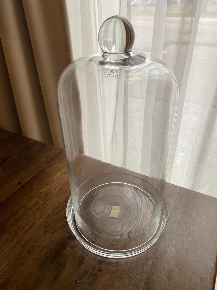 Fidrio Glazen Stolp Handgemaakt ca. 40 cm Hoog, Huis en Inrichting, Woonaccessoires | Stolpen, Gebruikt, Ophalen