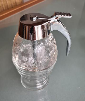 Glazen Honing / siroop Dispenser / Doseerder beschikbaar voor biedingen