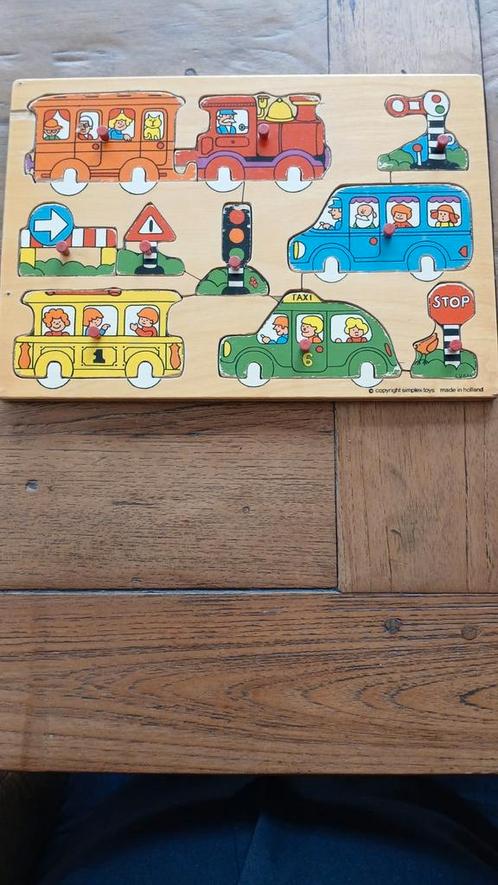 simplex toys puzzel insteekpuzzel, Kinderen en Baby's, Speelgoed | Kinderpuzzels, Gebruikt, Ophalen