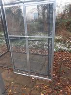 3 panelen waarvan een met deur, Ophalen, Zo goed als nieuw, Aluminium, Volière