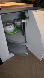 Prachtige moderne witte hoogglans hoekkeuken+GEDEMONTEERD, Huis en Inrichting, Keuken | Complete keukens, Gebruikt, Wit, Overige typen