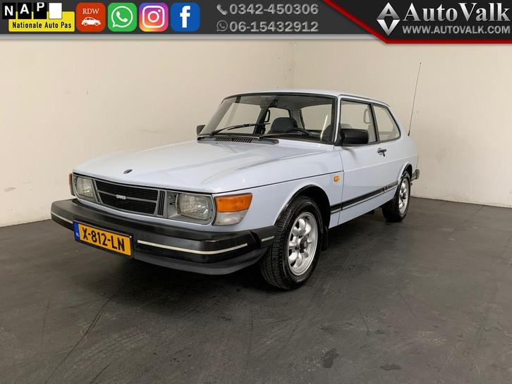 Saab 90. 100PK Zeer nette auto. Bijna Oldtimer! (bj 1986), Auto's, Oldtimers, Bedrijf, Te koop, Lichtmetalen velgen, Radio, Saab
