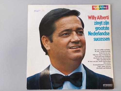 LP:  WILLY ALBERTI  -  Zingt zijn grootste Ned.  successen, Cd's en Dvd's, Vinyl | Nederlandstalig, Gebruikt, Levenslied of Smartlap