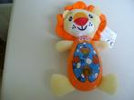pluche leeuw met hard lijfje met licht en geluid, Ophalen of Verzenden, Zo goed als nieuw, Overige typen, Met geluid