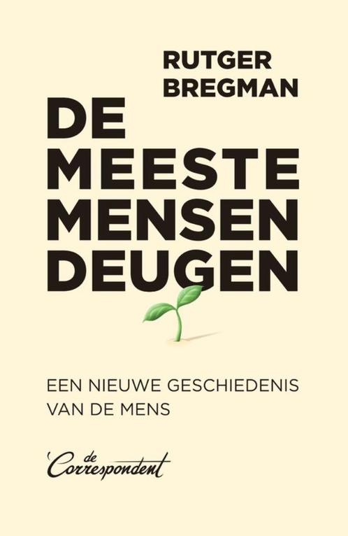 Rutger Bregman:De meeste mensen deugen, Boeken, Filosofie, Zo goed als nieuw, Ophalen of Verzenden