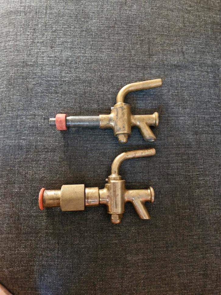 Vintage biertapkoppen (2 stuks), Antiek en Kunst, Antiek | Gereedschap en Instrumenten, Ophalen of Verzenden