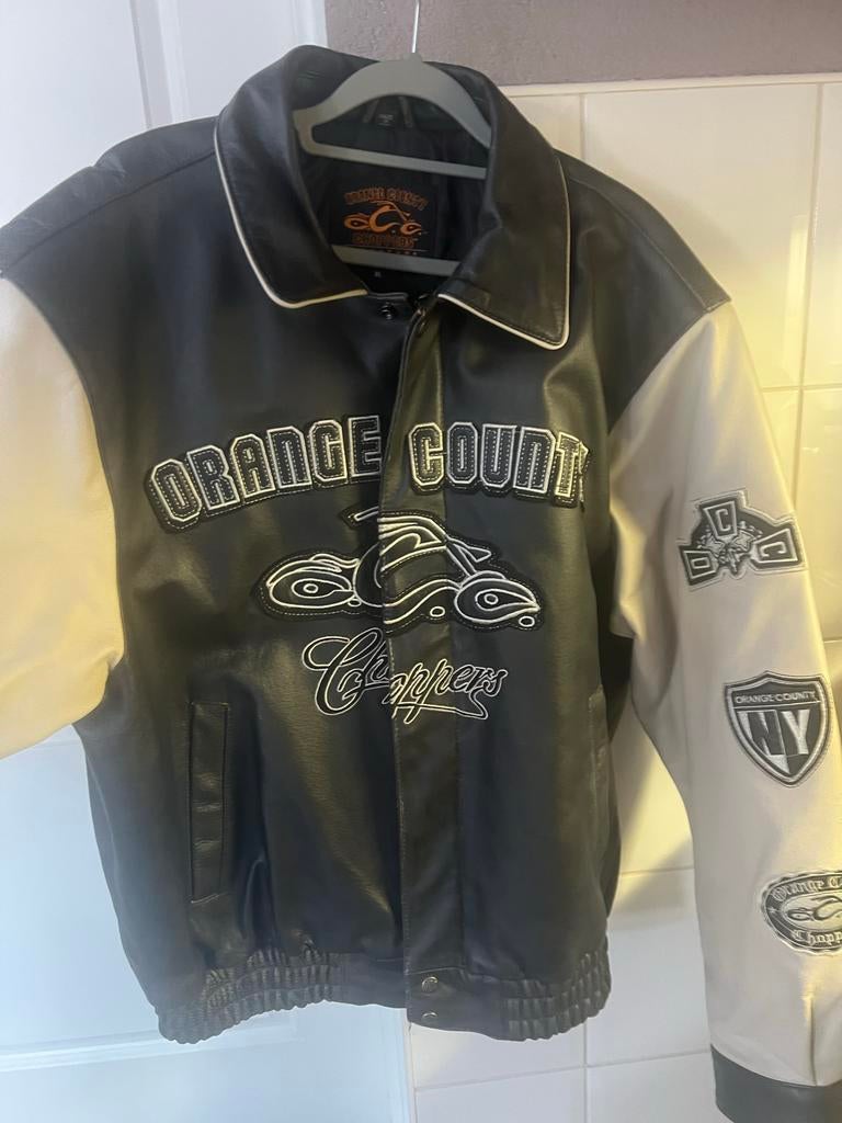 Orange County Choppers Leren Jas XL, Ophalen, Zo goed als nieuw, Maat 56/58 (XL), Zwart