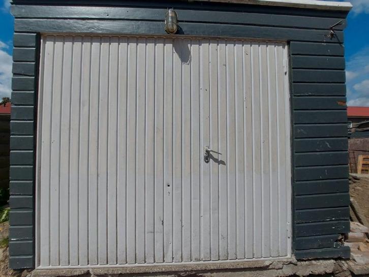 Te Koop gebruikte elektrische garage deur, Doe-het-zelf en Verbouw, Deuren en Horren, Gebruikt, Garagedeur, 215 cm of meer, 120 cm of meer