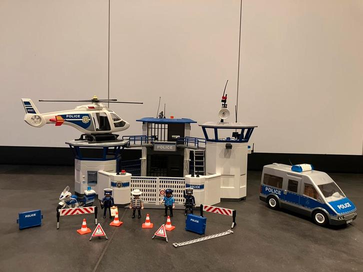 Playmobil politie set (zeer uitgebreid), Kinderen en Baby's, Speelgoed | Playmobil, Zo goed als nieuw, Complete set, Ophalen