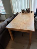 GRATIS OP TE HALEN Houten Eettafel 180x90cm, Huis en Inrichting, Ophalen, 50 tot 100 cm, Zo goed als nieuw, Vijf personen of meer
