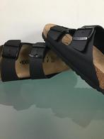 GRATIS VERZENDEN | BIRKENSTOCK Nieuwe zwarte slippers 37, Slippers, Verzenden, Zwart, Nieuw