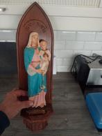 Maria beeld op houten altaar, Ophalen of Verzenden