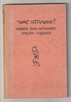 Wat straks? Handje Plak boekje Seys Inquart Antoon Mazure, Verzenden, Overige soorten, X, Nederland