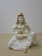 Keramiek beeld zittende samurai – Italië 1970, Ophalen of Verzenden, Zo goed als nieuw, Mens