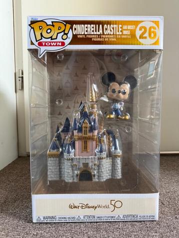 Funko Pop Disney Cinderella Castle Mickey Mouse 26 NIEUW beschikbaar voor biedingen