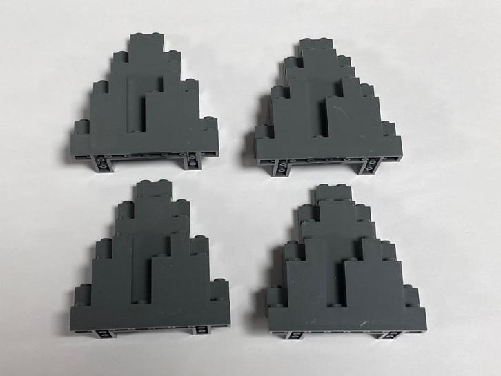 Partij 4x nieuwe Lego driehoek rotsen, Kinderen en Baby's, Speelgoed | Duplo en Lego, Nieuw, Lego, Losse stenen, Ophalen of Verzenden