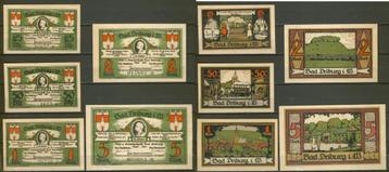 Bad Driburg Darlehenskasse 25+50 Pf  1+2-5 Mark 1921 r-114 beschikbaar voor biedingen