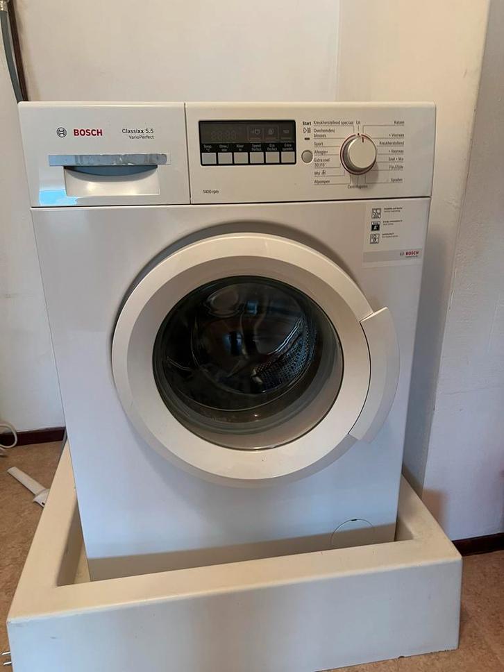 Bosch Classixx 5.5 Wasmachine, Witgoed en Apparatuur, Wasmachines, Gebruikt, Voorlader, 4 tot 6 kg, Minder dan 85 cm, 1200 tot 1600 toeren